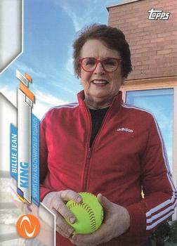 2020 Topps On-Demand Set #21 - Athletes Unlimited Softball Championship #18 Billie Jean King Front